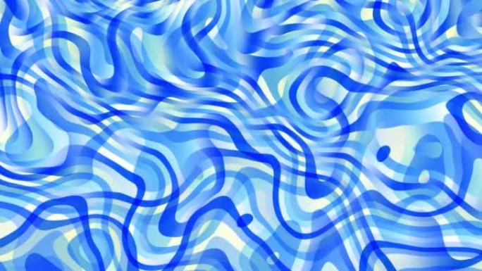 无缝抽象波浪形背景，用于循环播放。
