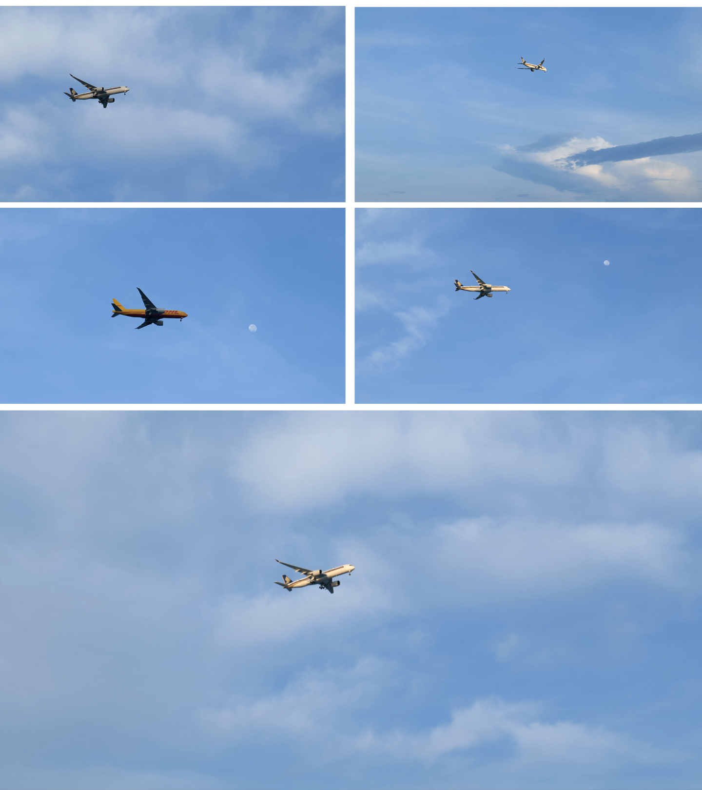【4K】飞机 飞机天空飞过 飞机云层穿梭