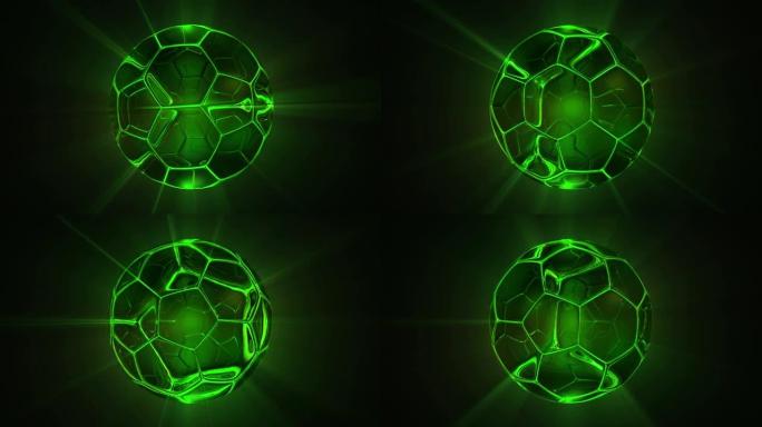 玻璃足球4k循环玻璃制品独特设计精美工艺