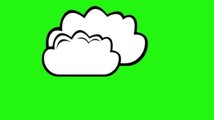 动画图标云阵风