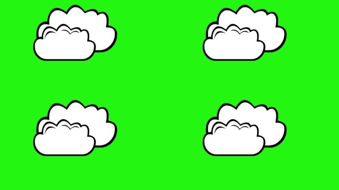 动画图标云阵风