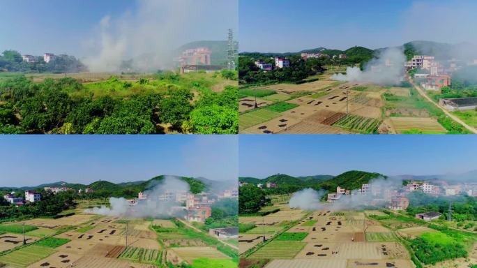 稻田燃烧污染