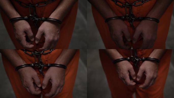 手铐，铁链，手，囚犯，囚犯，监狱，罪犯，杀人犯，毒贩