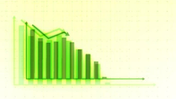 负面商业报告动画绿色