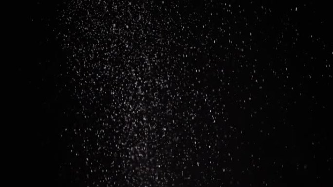 Stream of Slowly Falling Particles of Dust, Debris
