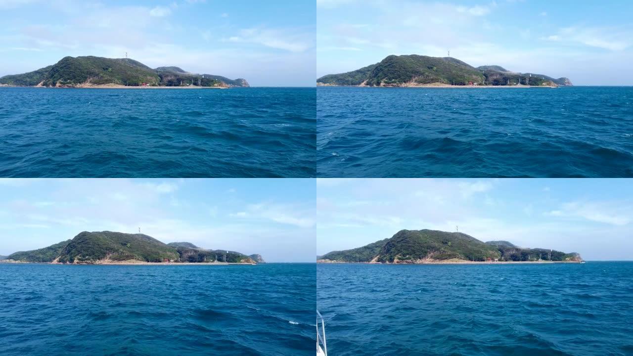 从船上看到的若宫岛