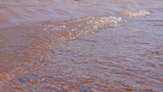 河水水波涟漪波浪