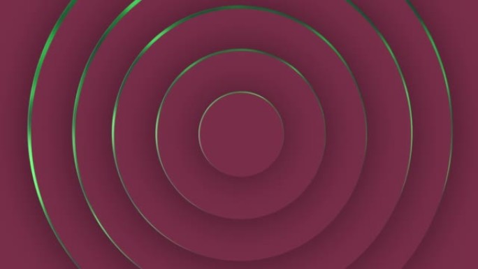 发光金属环动画，彩色漩涡概念的圆形抽象背景，抽象动态圆形动画。