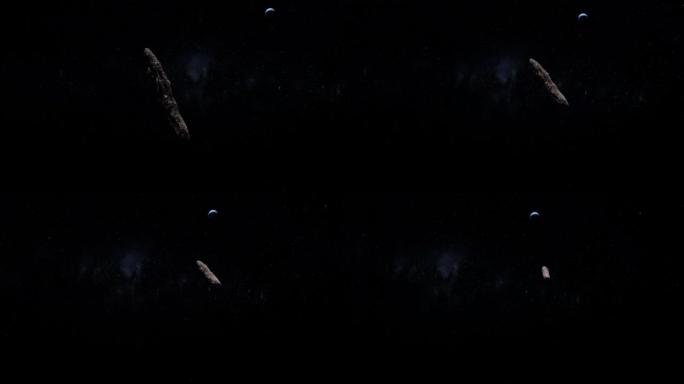 Oumuamua，星际天体，与海王星一起在外psace运行