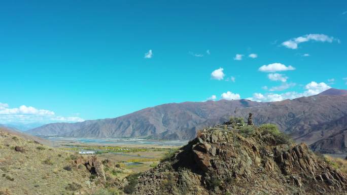 农村  高原秋景 农村风景 美丽村庄