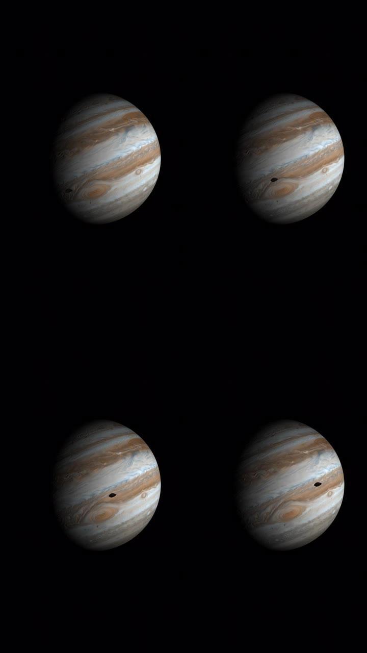 阿玛尔西亚卫星，木星五号，环绕木星运行。4 k垂直