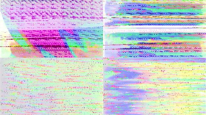 数字像素噪声毛刺错误视频损坏复古风格80年代