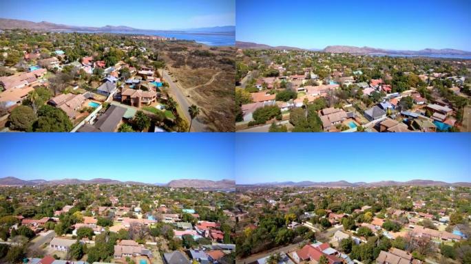 南非郊区的鸟瞰图