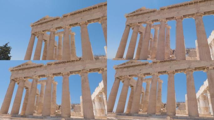 帕台农神庙，希腊雅典卫城献给雅典娜女神的地标神庙