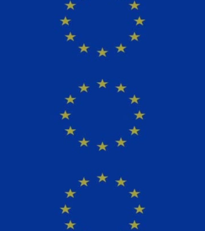 欧盟旗帜无限放大