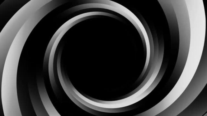 黑白隧道错觉循环动画