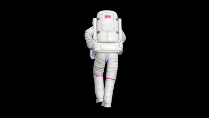 3D宇航员舞蹈。