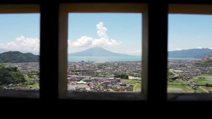 从高仓天文台看到的樱岛