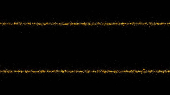 动态金色粒子