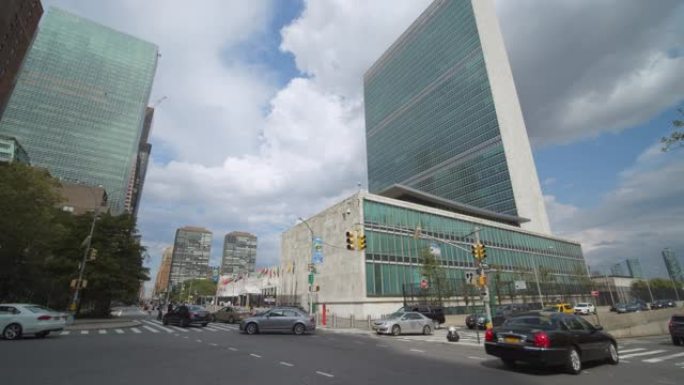 纽约联合国总部。