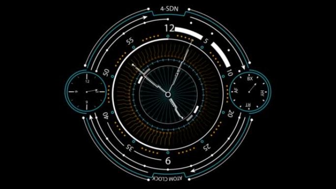 Hitech风格的科技平视显示器元件。