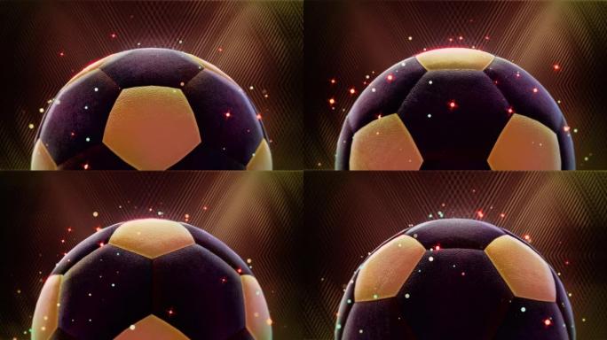金色足球特效球体