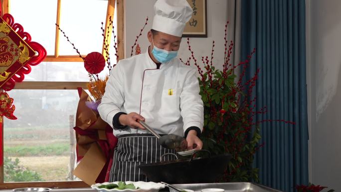 湖北孝感厨师做饭 做饭流程 湖北菜 做菜