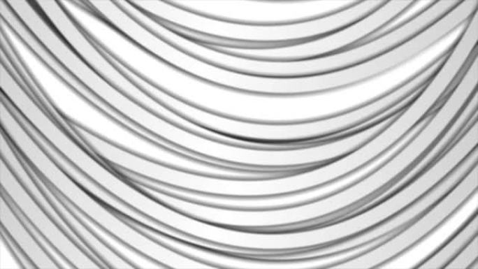 灰色纸张波浪条纹抽象几何运动背景
