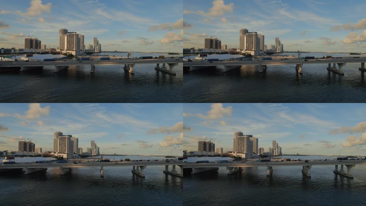 迈阿密的麦克阿瑟铜锣桥