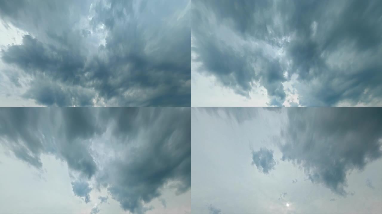 多云天空多变天气臭氧魔法灰色