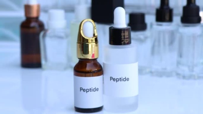 瓶中的肽，美容产品中的化学成分