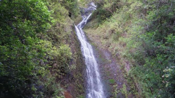 Lulumahu瀑布的美丽日间景色