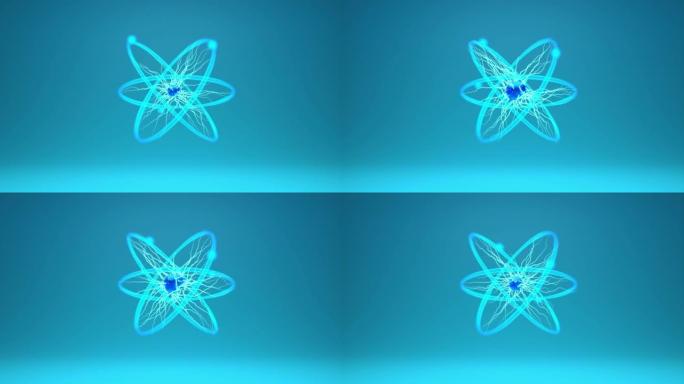 原子能标志，核反应视频