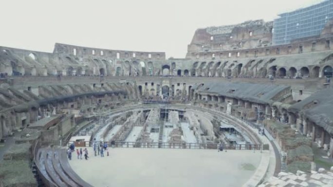 罗马圆形大剧场遗址遗迹环形看台古代文明