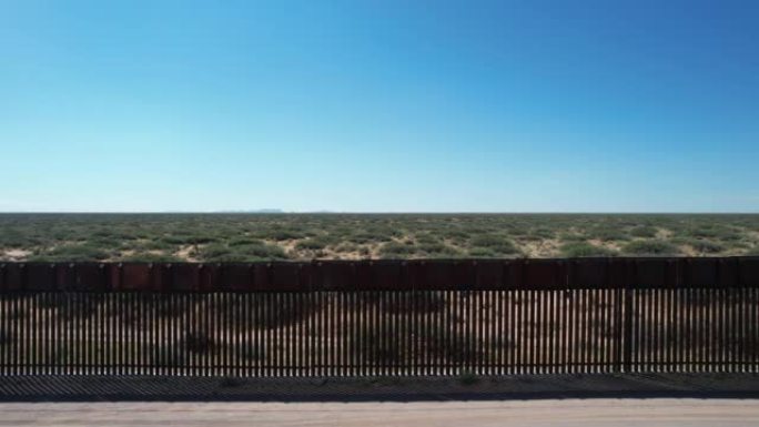 墨西哥-美国边境高架景观
