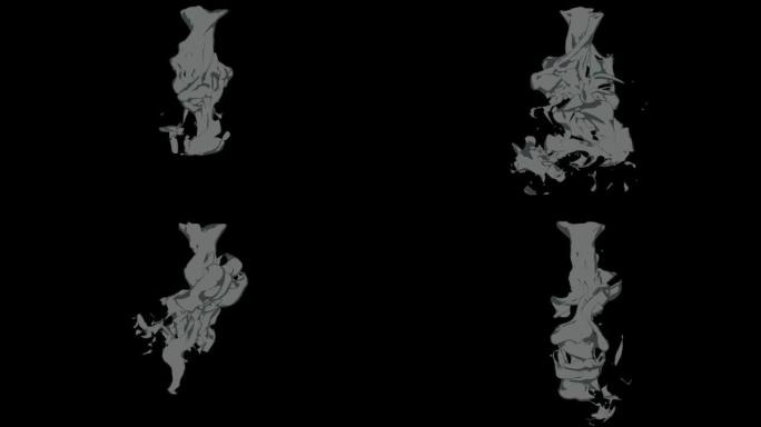 龙卷风2D动画与阿尔法频道版本02