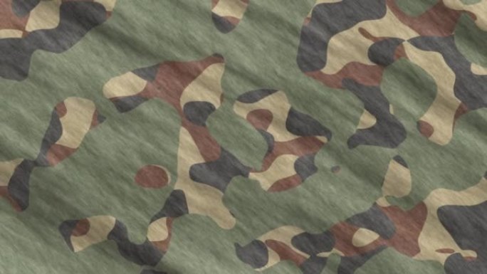 绿色陆军迷彩背景。军用迷彩服装纹理。无缝作战服。