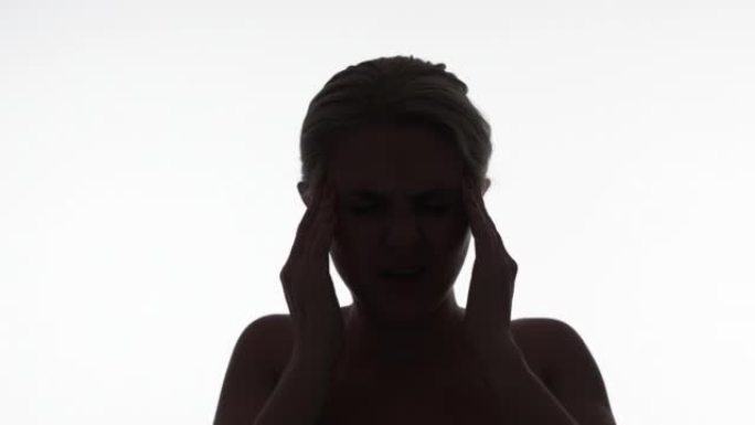 压力头痛偏头痛发作不适妇女疼痛