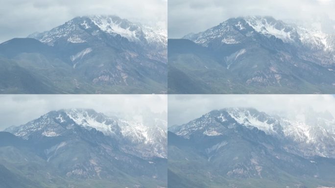 丽江玉龙雪山航拍
