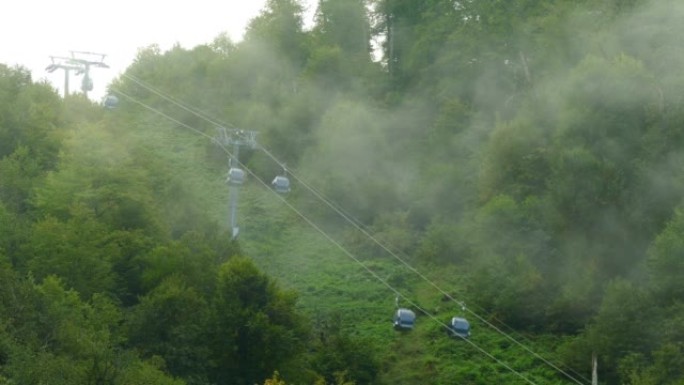 雾中的缆车雾中的缆车