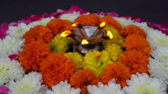 印度光明节的传统象征。