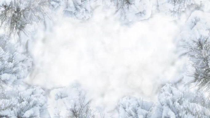 冬季雪景视频 (可循环)