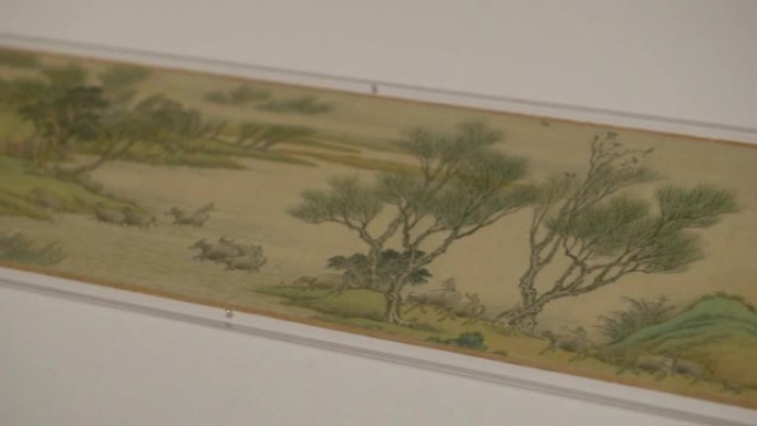 中国古代水墨画: 清代春季牧牛
