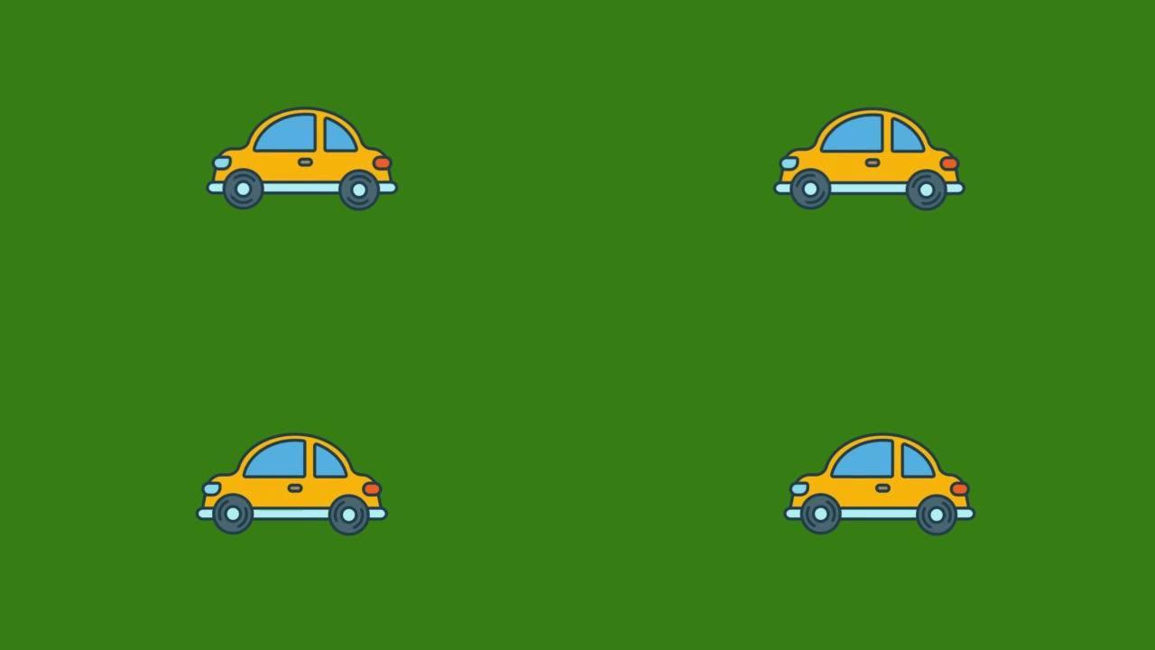 汽车图标动画。
