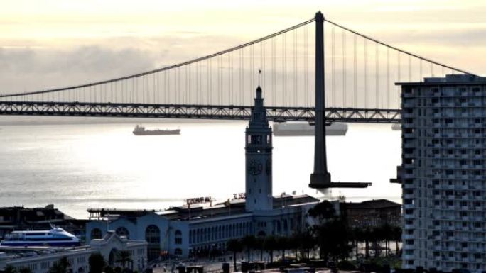 加利福尼亚州旧金山: 海湾大桥