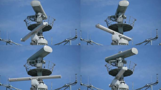 海军舰艇上的军用雷达空中监视