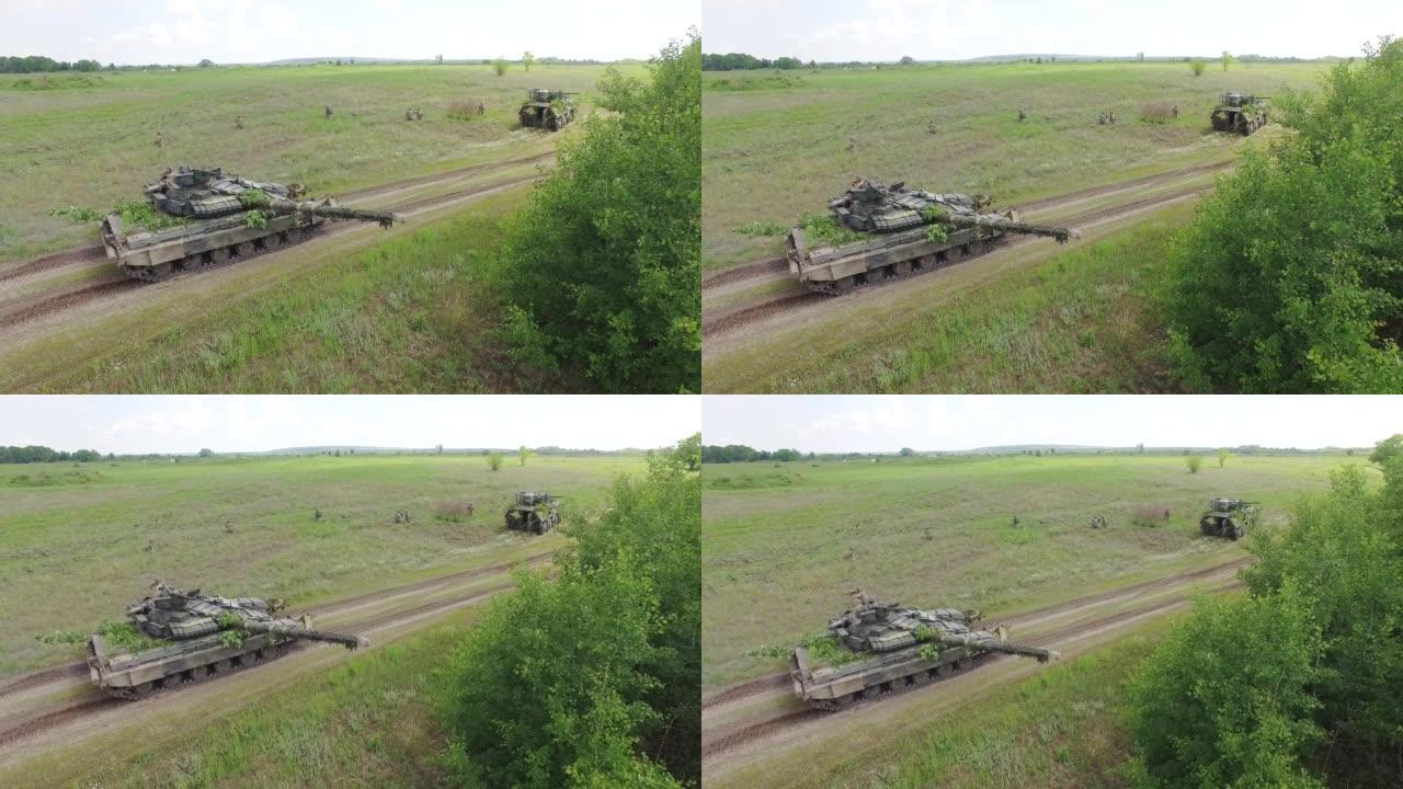乌克兰军队的战术演习