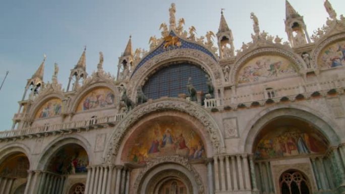 意大利威尼斯圣马可广场圣马可大教堂，欧洲