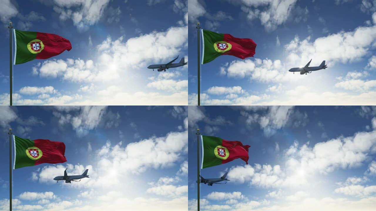 通用飞机在葡萄牙着陆。