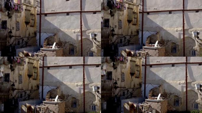阿尔及尔的卡斯巴地标空境拍摄